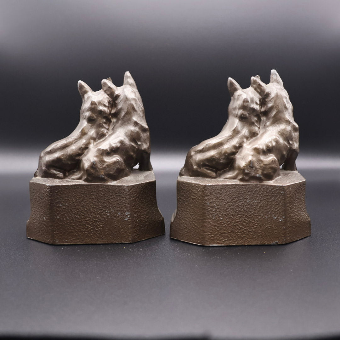 1930's Scottie Dog Nuart Bookends