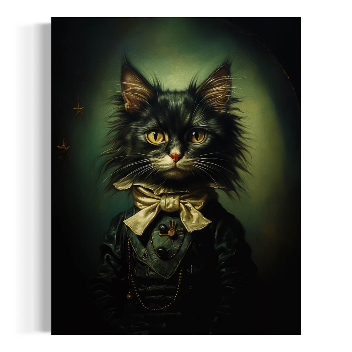 Victorian Gentleman Cat Art Print (8" x 10")