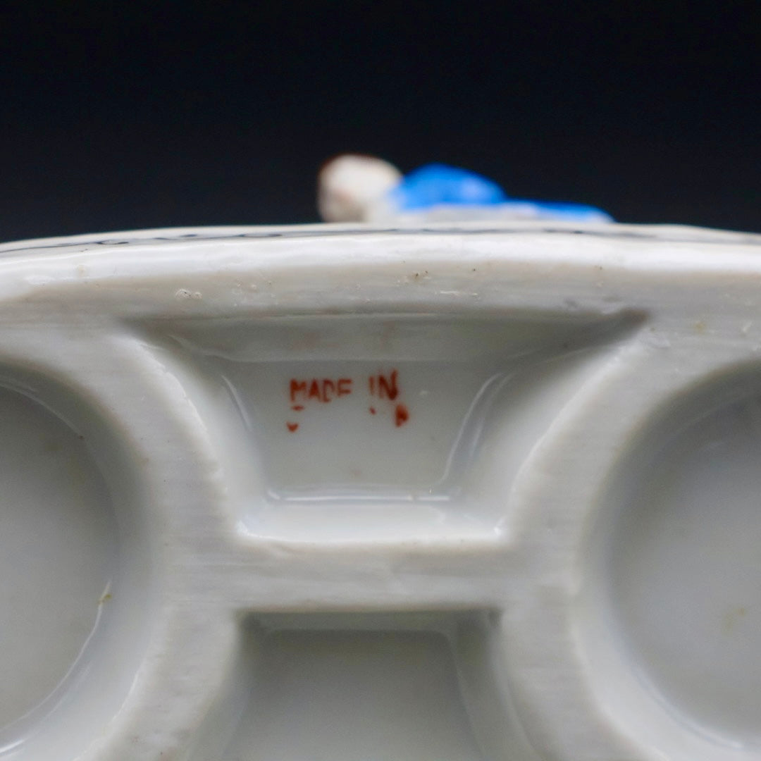 Pico Japan Hand Painted Horse Stage Coach Figurine