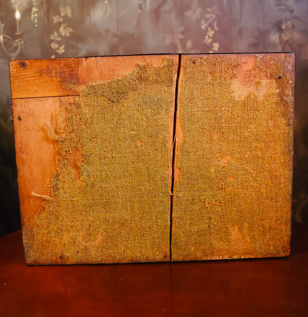 Antique Rosewood Traveling Dressing / Vanity Box with Accessories