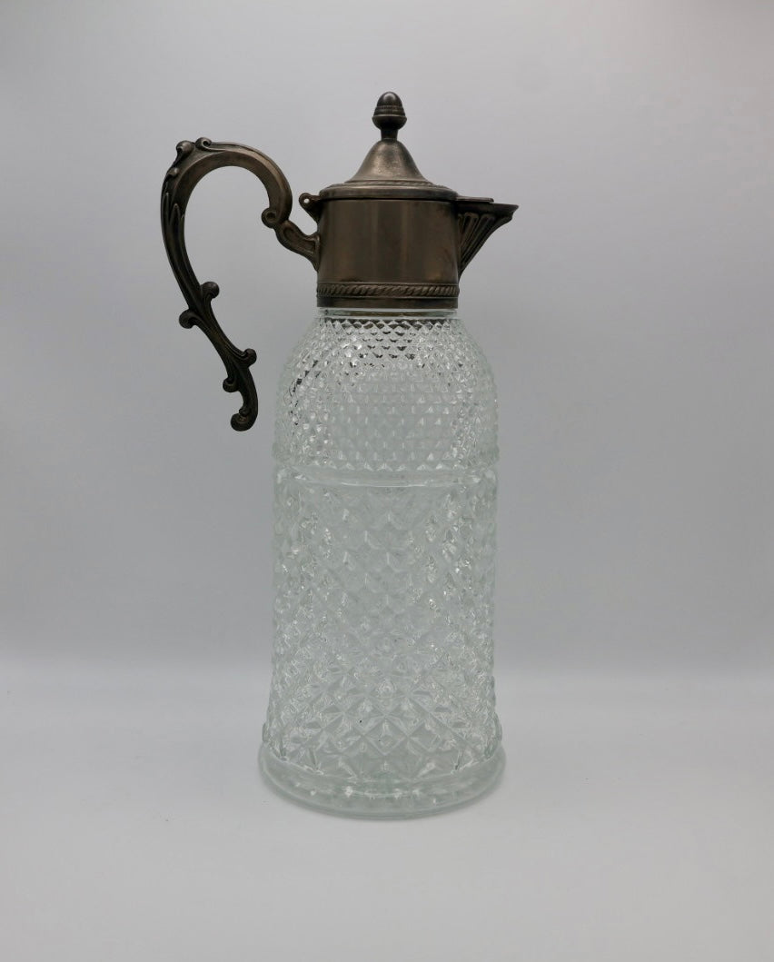 Victorian / Edwardian Cut Glass Claret Jug