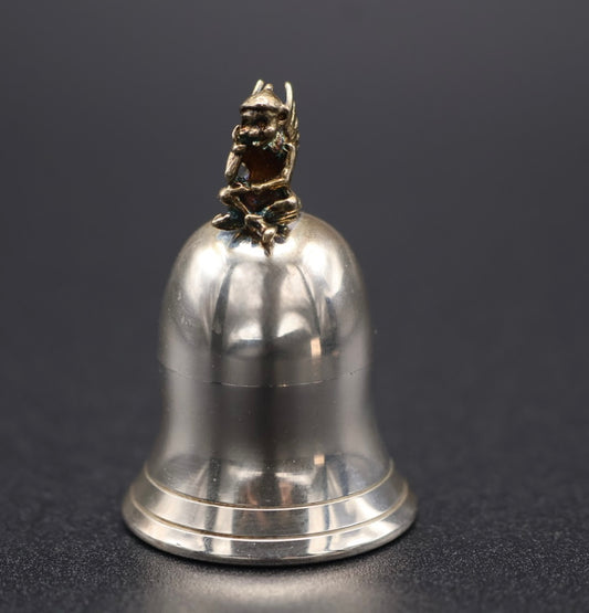 Douglas Pell Sterling Silver Tooth Fairy Container with Original Box & Paper