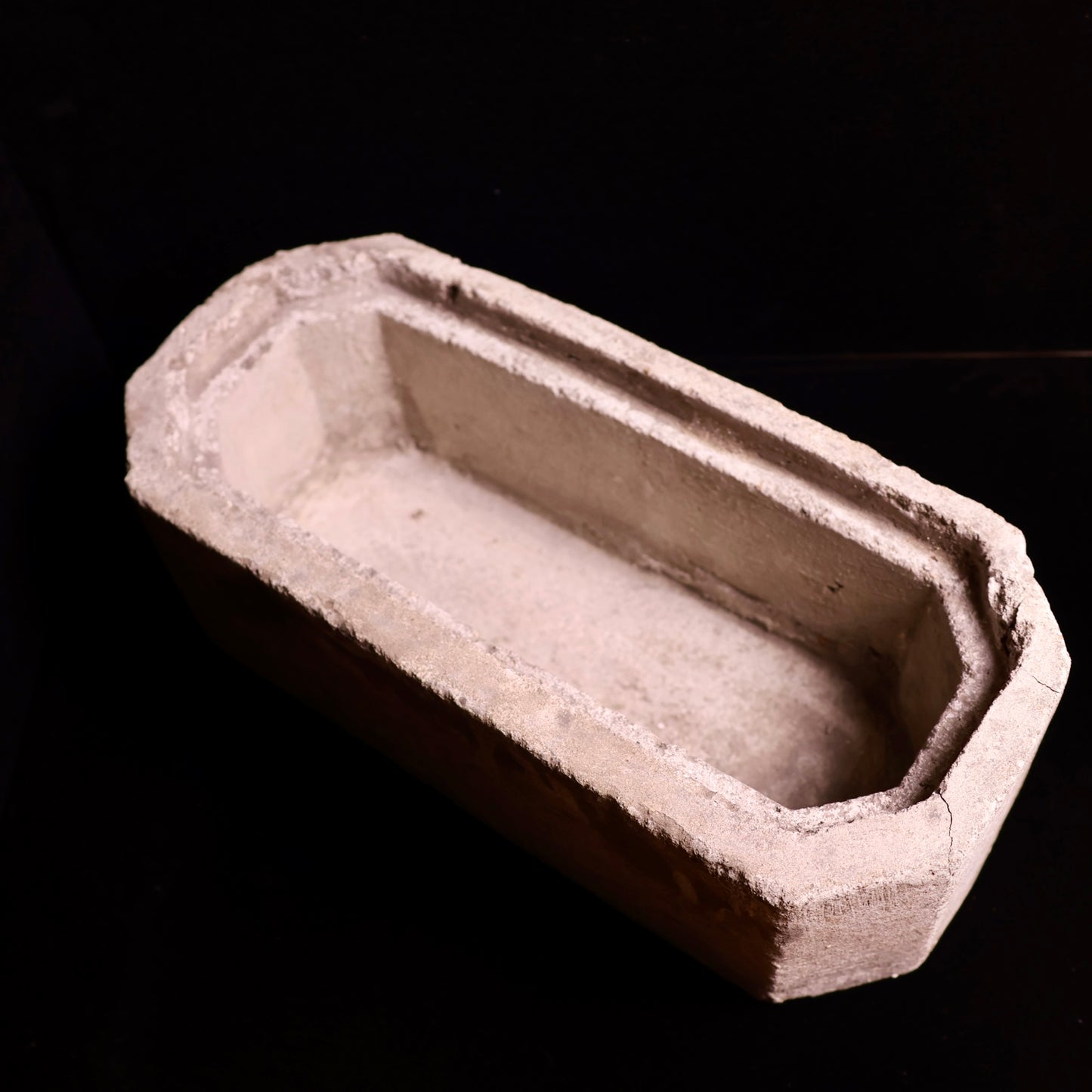 Antique Concrete Coffin Burial Vault Salesman Sample