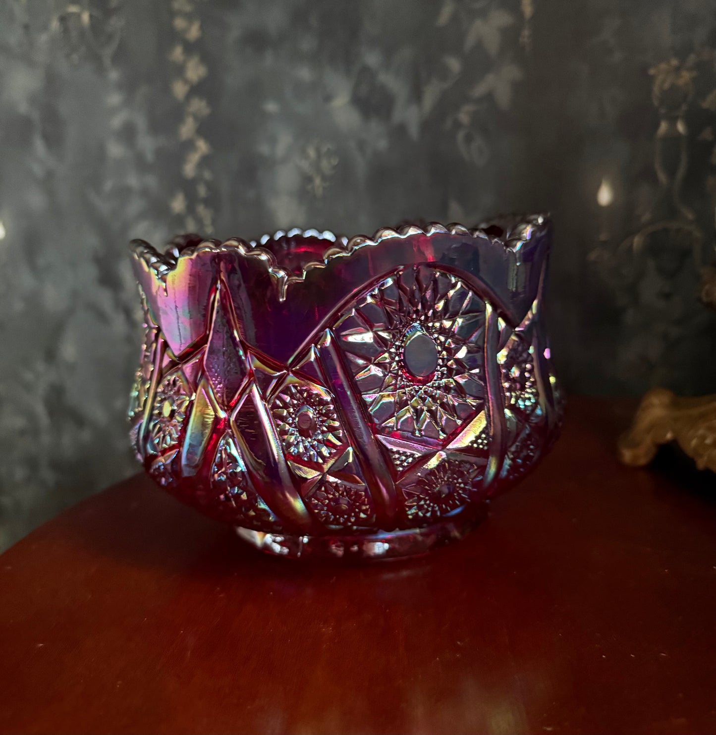 Indiana Glass Heirloom Sunset Bowl