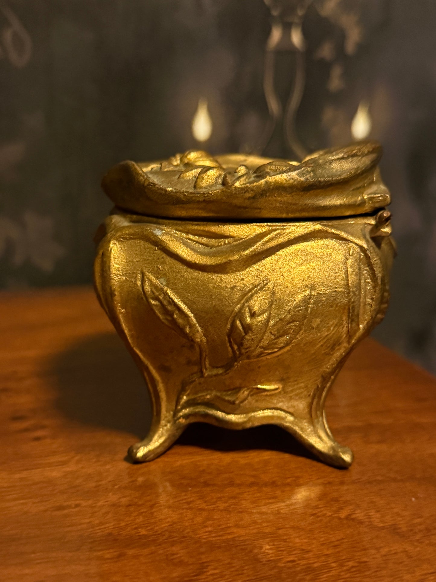 Antique Art Nouveau Rogers Jewelry Casket c.1905