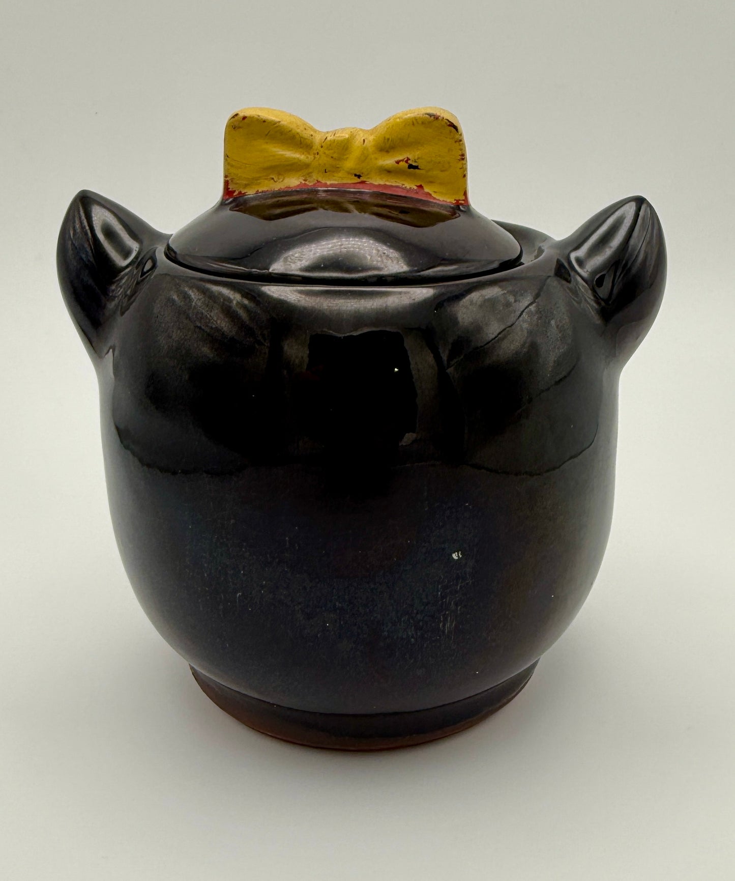 Shafford Japan Black Cat Cookie Jar