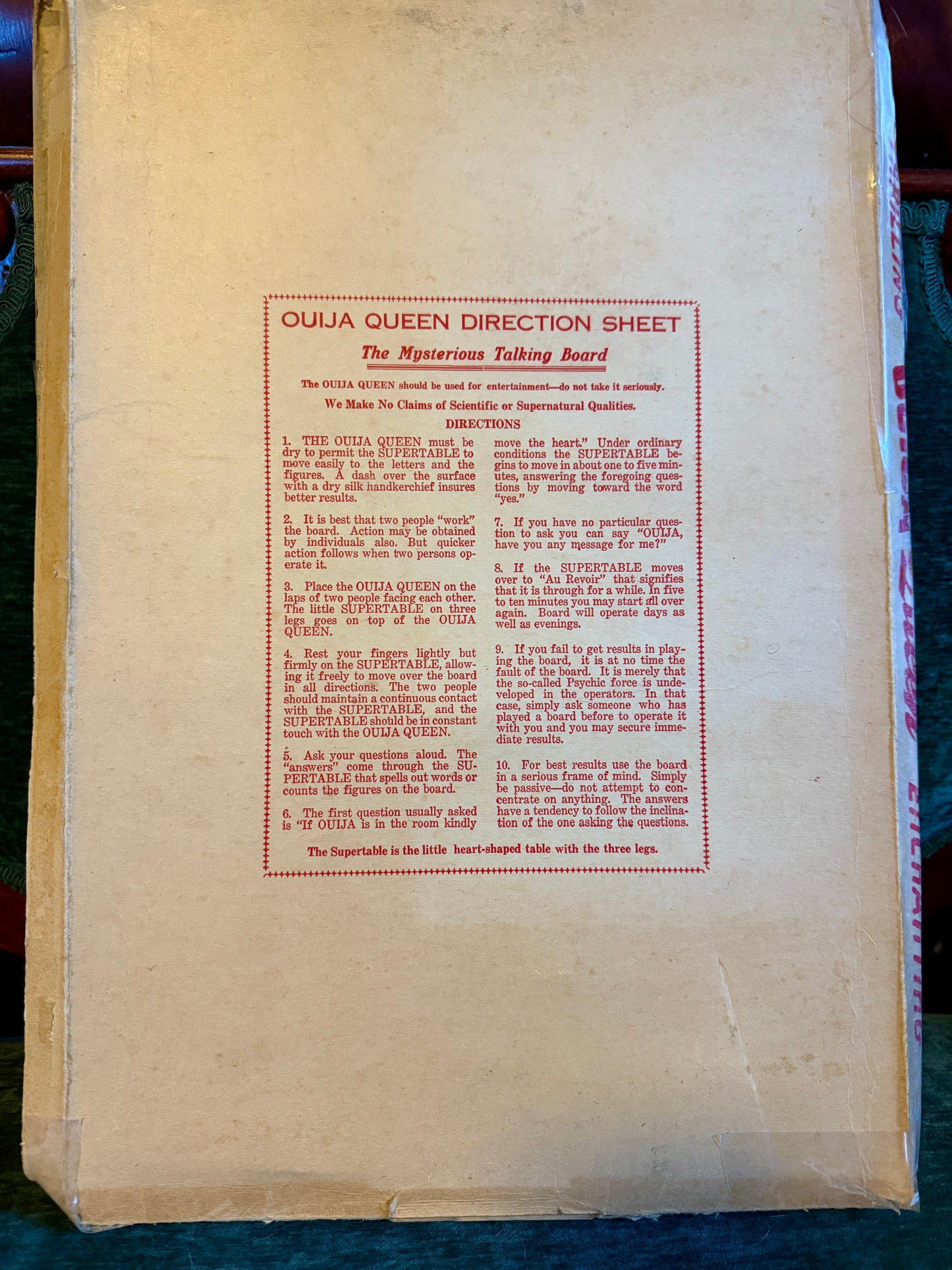 Ouija Queen Spirit Board