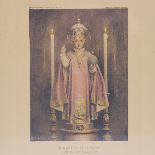 Miraculous Infant Jesus of Prague Framed Print