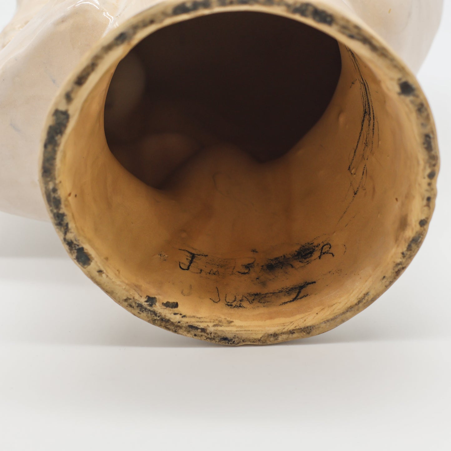 Large Stoneware Skull