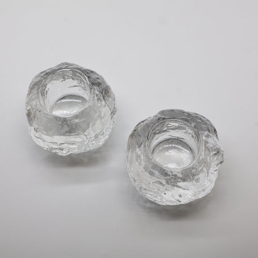 Kosta Boda Swedish Snowball Votives