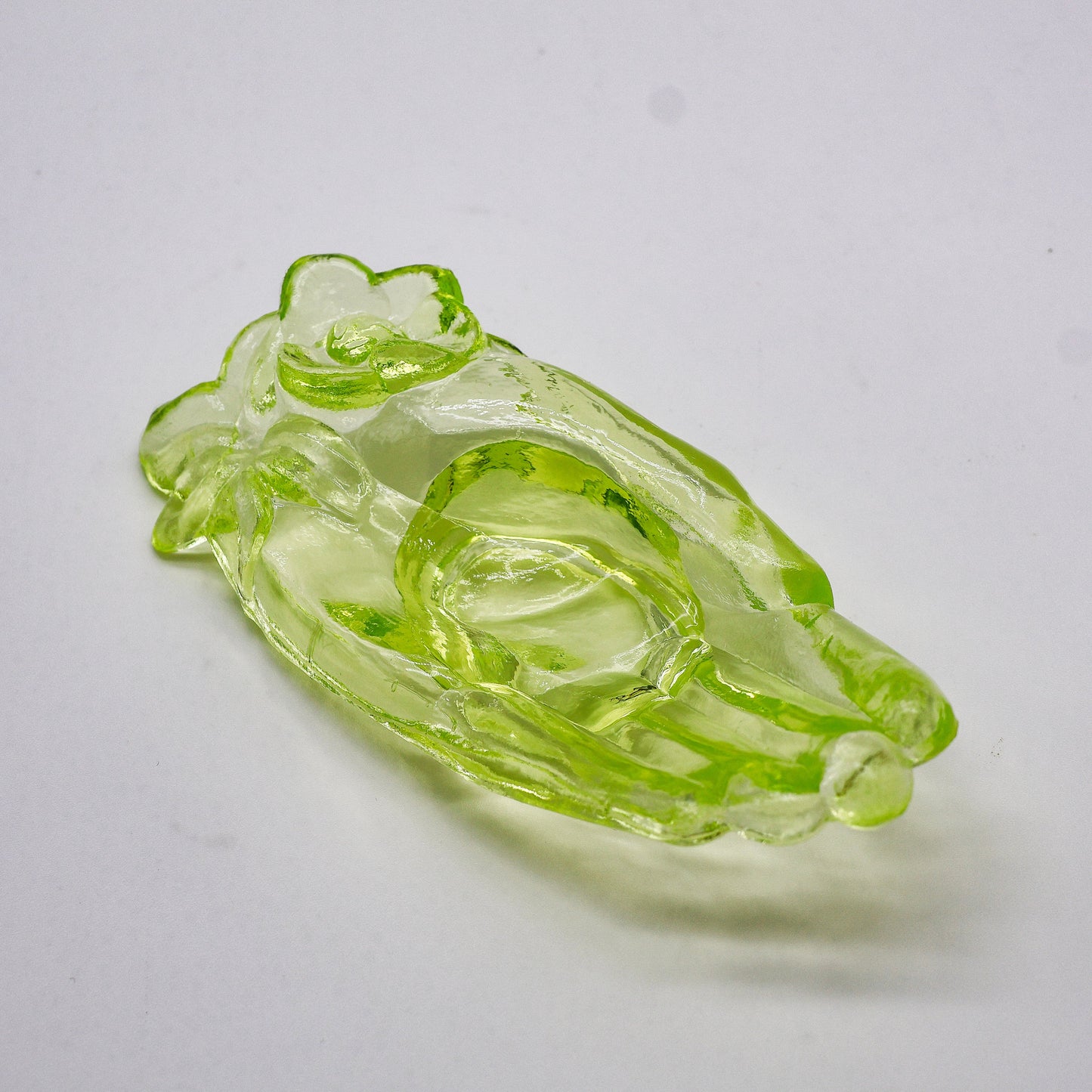 Degenhart Uranium Glass Hand Dish