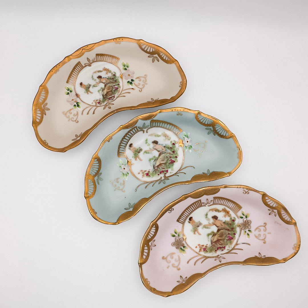 Lenwile Ardalt Hand-Painted Porcelain Trinket Dish
