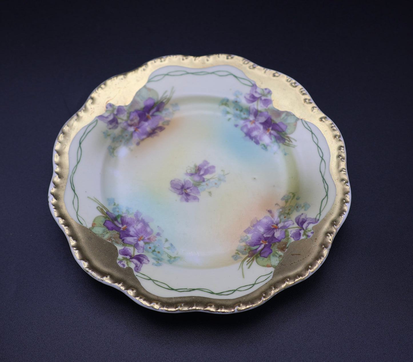 Imperial Austria Porcelain Bread Plates (Set of 4)