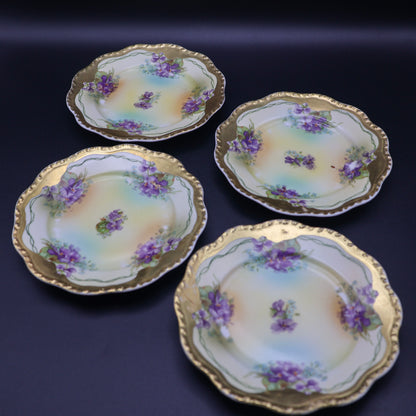 Imperial Austria Porcelain Bread Plates (Set of 4)