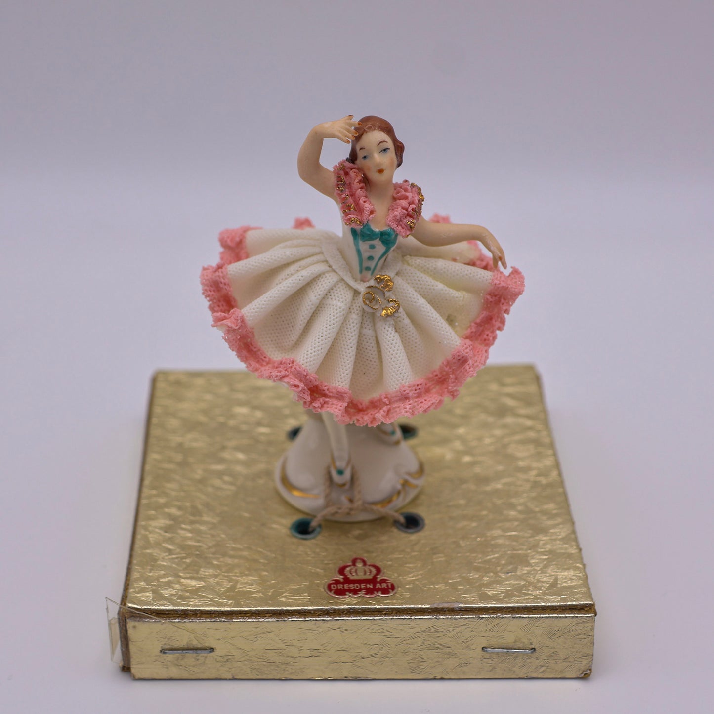 Dresden Art Porcelain Ballerina Figurine