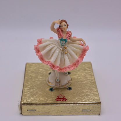 Dresden Art Porcelain Ballerina Figurine