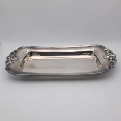 Wallace Baroque Oblong Silverplate Tray