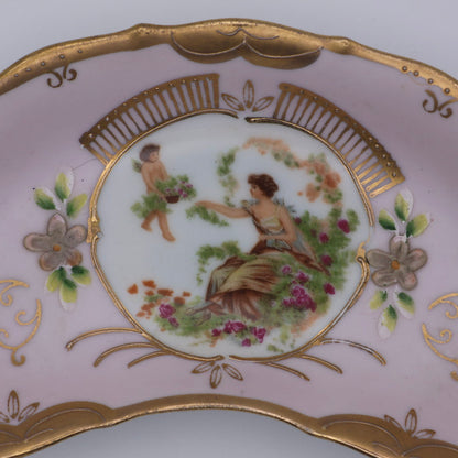 Lenwile Ardalt Hand-Painted Porcelain Trinket Dish