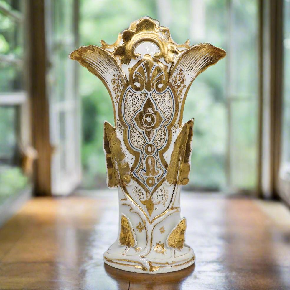 Antique Porcelain French Wedding Vase