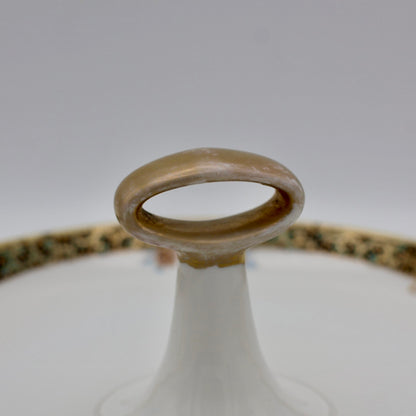 Antique RC Nippon Hand-Painted Handled Serving Dish