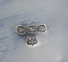 1895 Victorian Sterling Silver Bon Bon Dishes by Sanderson Brothers