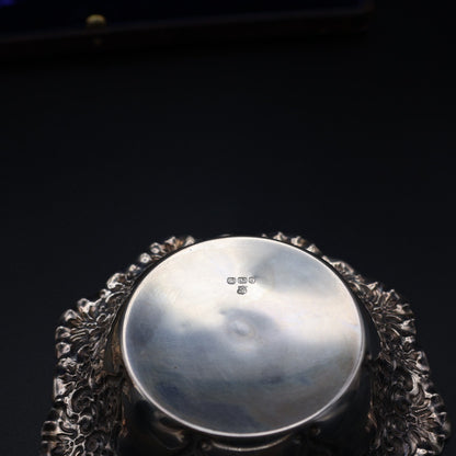 1895 Victorian Sterling Silver Bon Bon Dishes by Sanderson Brothers