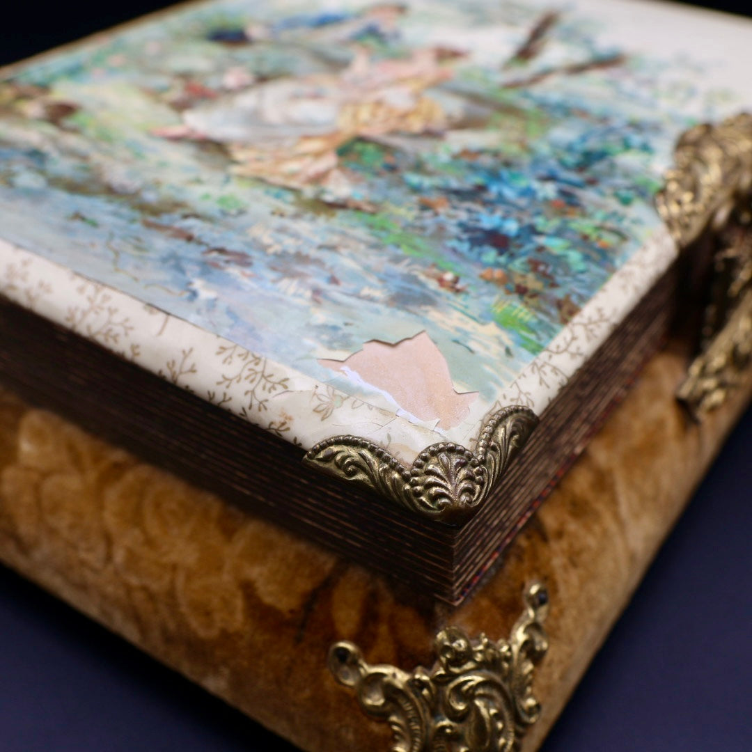 Antique Victorian Celluloid Music Box (c. 1890's)