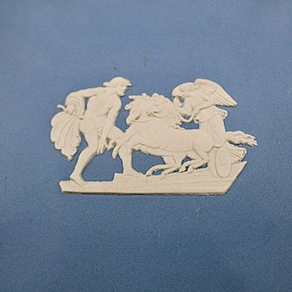 Wedgewood Jasperware Trinket Dish- Ulysses and Chariot (Square)