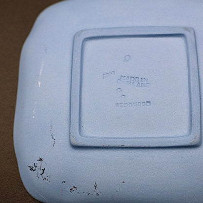 Wedgewood Jasperware Trinket Dish- Ulysses and Chariot (Square)