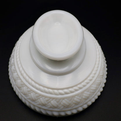 Westmoreland "Love Birds on Nest" Milk Glass Covered Dish
