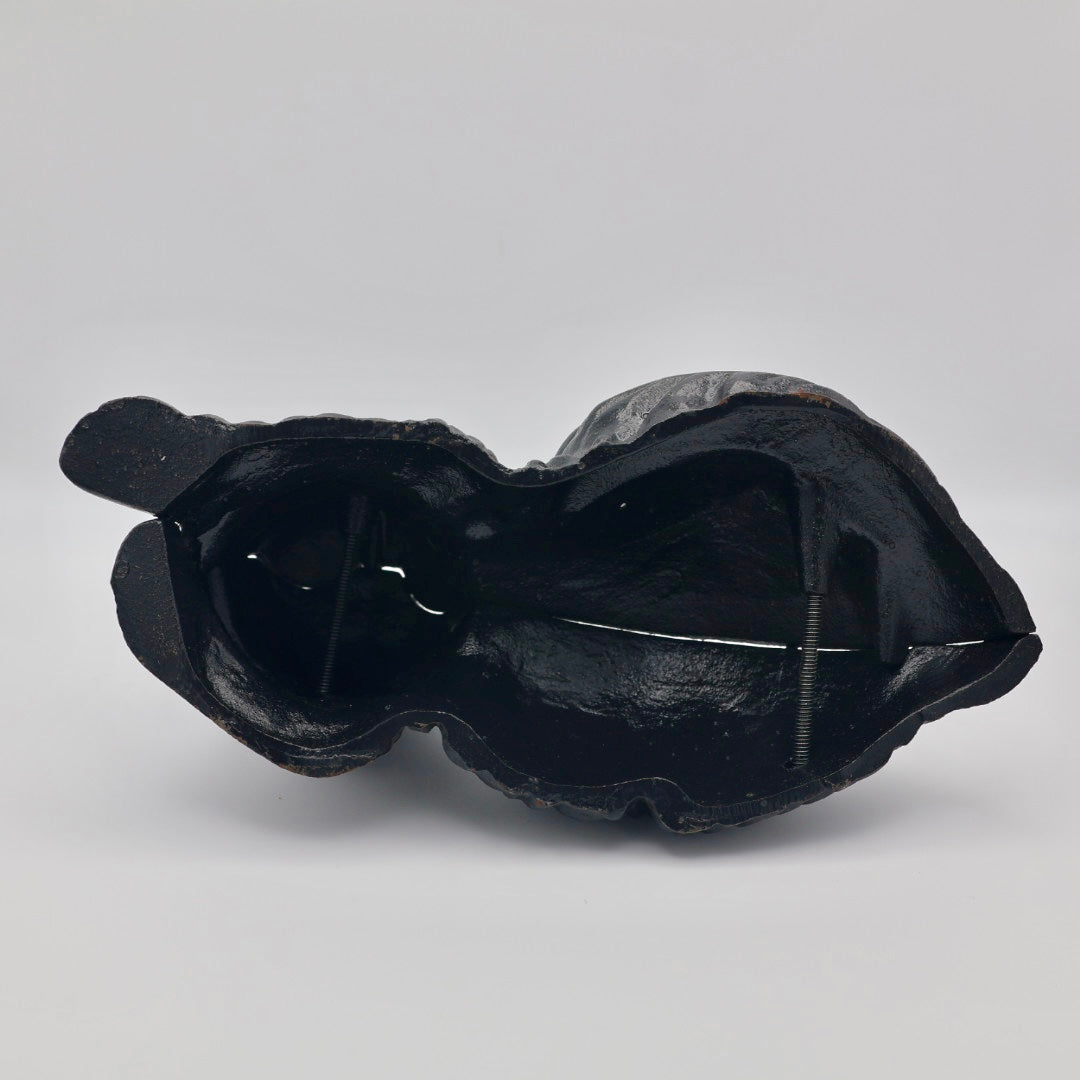 Antique Cast Iron Black Cat Figurine- Hubley-Style