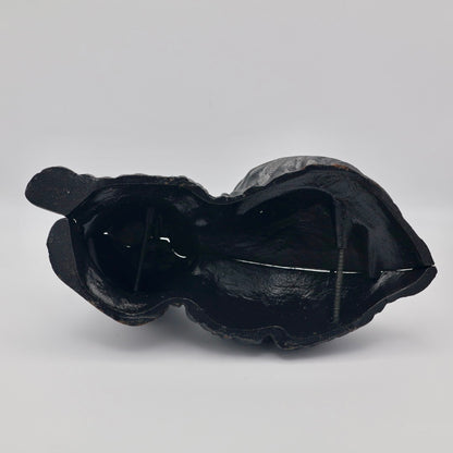 Antique Cast Iron Black Cat Figurine- Hubley-Style