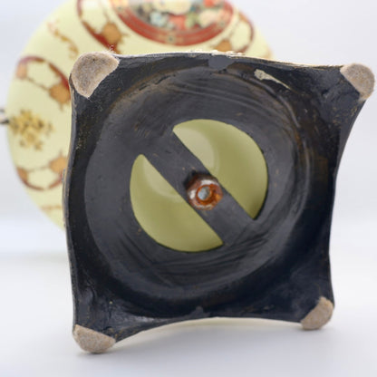 Antique European Porcelain Urn with Gilt Spelter Handles (c. 1890–1910)