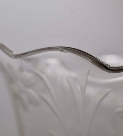 Vicotiran Cut Glass Vase with Ornate Bronze Mount