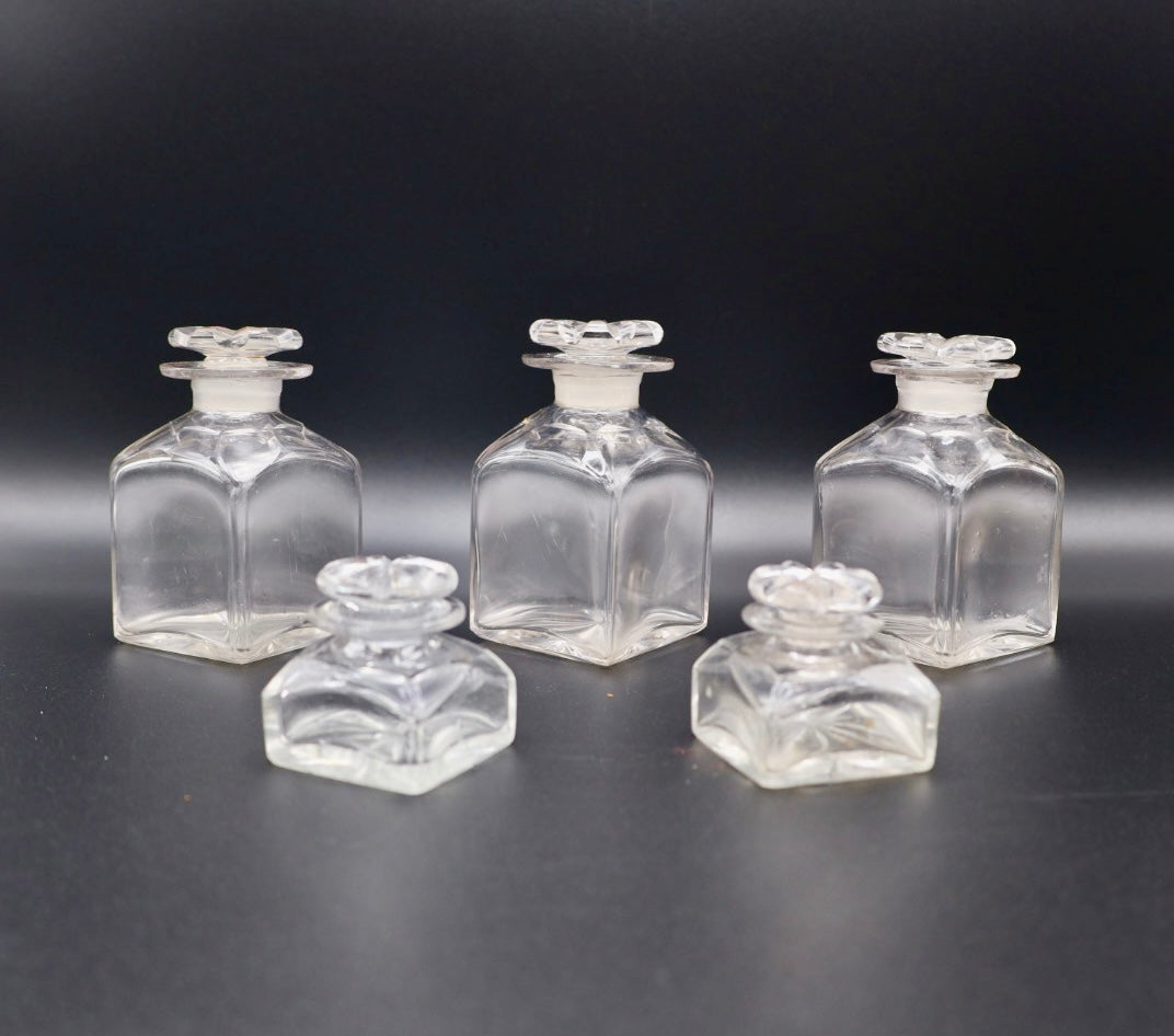 Antique Rosewood Traveling Dressing / Vanity Box with Accessories