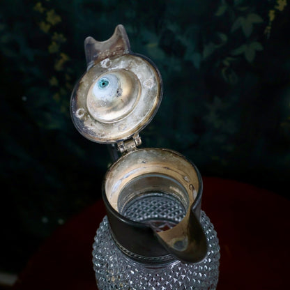 Victorian / Edwardian Cut Glass Claret Jug