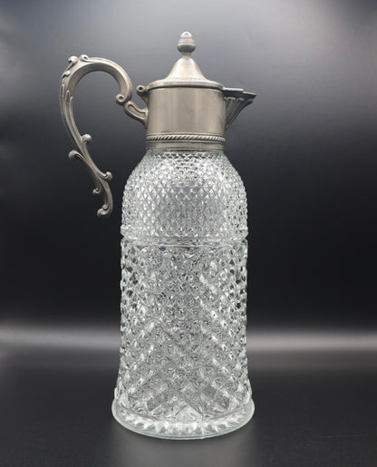 Victorian / Edwardian Cut Glass Claret Jug