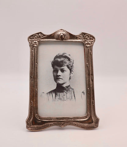 Vintage Style English Pewter Picture Frame