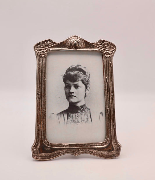 Vintage Style English Pewter Picture Frame