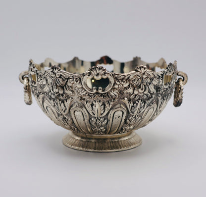 Vintage Silverplate Ornate Pedestal Bowl