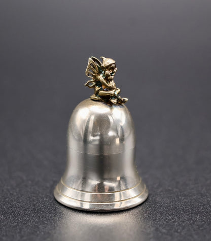 Douglas Pell Sterling Silver Tooth Fairy Container with Original Box & Paper