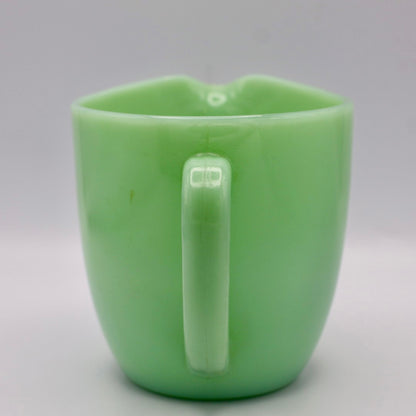 Vintage Fire-King Jadeite Creamer or Small Pitcher