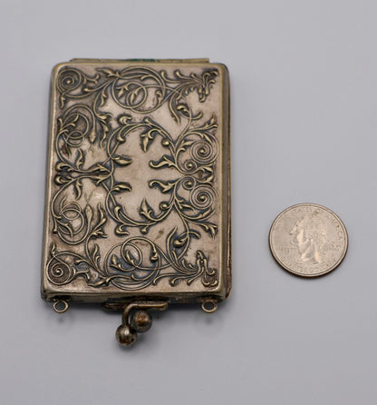 Antique Repoussé Coin Purse c. 1890s–1900s