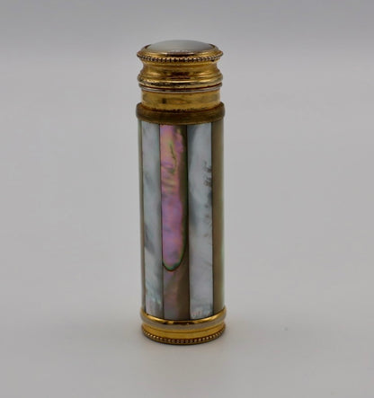 Antique French Mother of Pearl Perfume Bottle