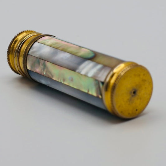 Antique French Mother of Pearl Perfume Bottle