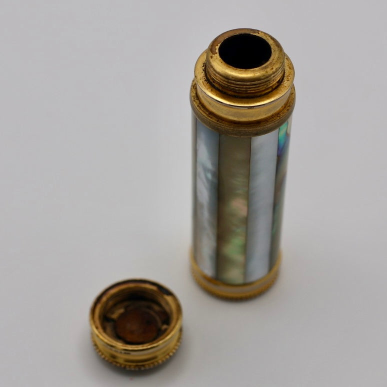 Antique French Mother of Pearl Perfume Bottle