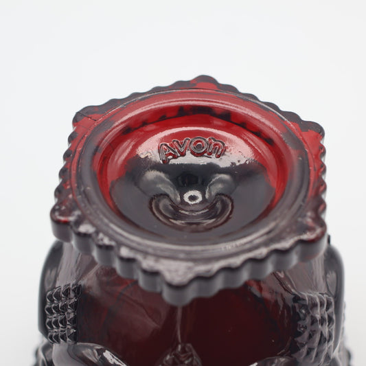 Vintage Avon 1876 Cape Cod Ruby Ret Footed Tumbler