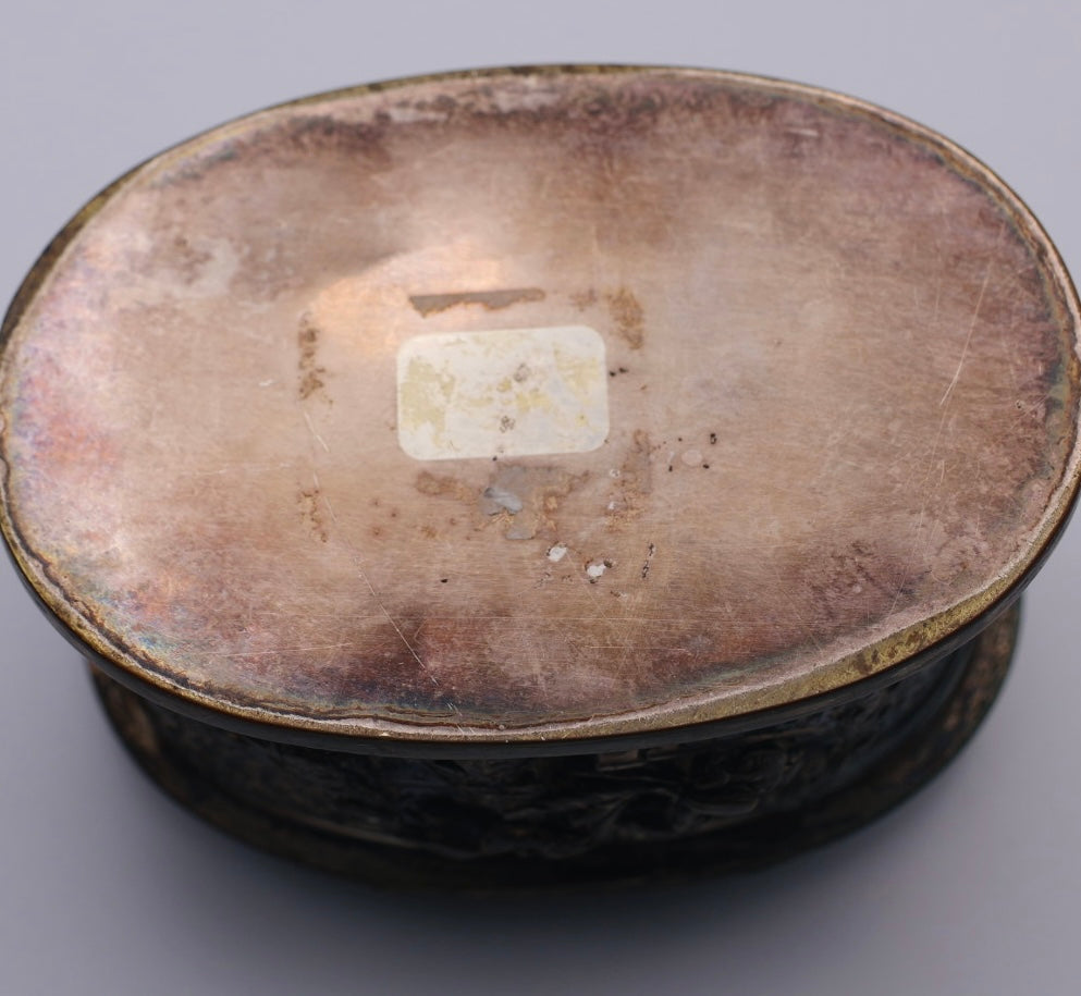 French Belle Époque Oudry Éditeur Wildlife Trinket Box c. 1880–1900