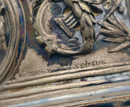 French Belle Époque Oudry Éditeur Wildlife Trinket Box c. 1880–1900