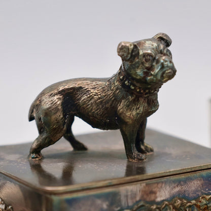 Pairpoint Dog Figural Inkwell Set